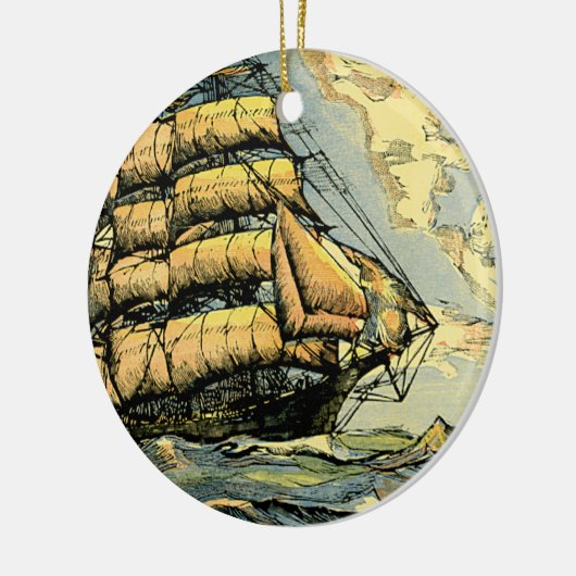 Verzendschepen Keramisch Ornament (Links)