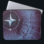 Verzendschepen met middernacht Nautical Compass Sa Laptop Sleeve<br><div class="desc">Kunstmatige vormgeving voor degenen die zich bezighouden met nautische activiteiten of gewoon houden van sport/activiteit in verband met nautische activiteiten.</div>