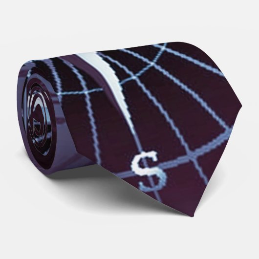 Verzendschepen met middernacht Nautical Compass Sa Stropdas (Opgerold)