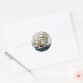 Verzendschepen Ronde Sticker (Envelop)
