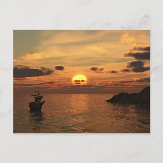 Verzendschip Briefkaart (Voorkant)