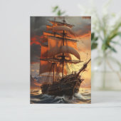 Verzendschip Kaart (Staand voorkant)