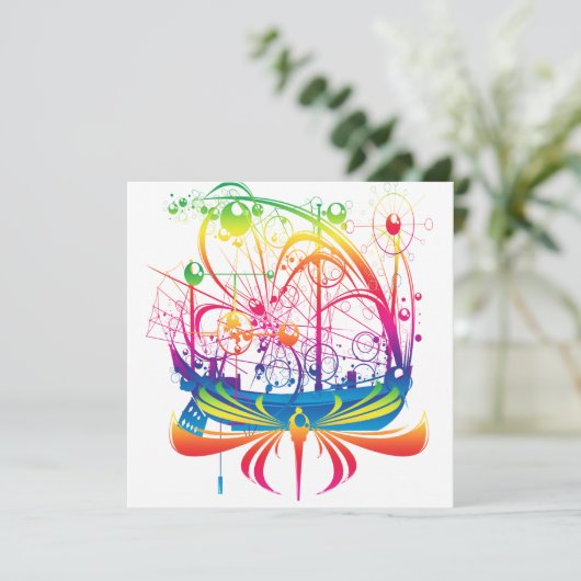 Verzendschip Kaart (Staand voorkant)