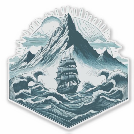 Verzendschip Sticker (Voorkant)