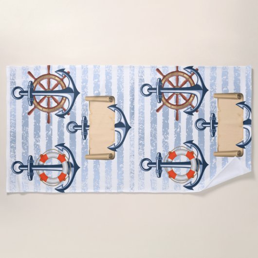 Verzendschip Strandlaken (Voorkant)