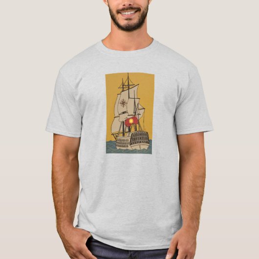 Verzendschip T-shirt (Voorkant)