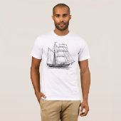 Verzendschip T-shirt (Voorkant volledig)