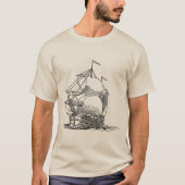 Verzendschip T-shirt (Voorkant)