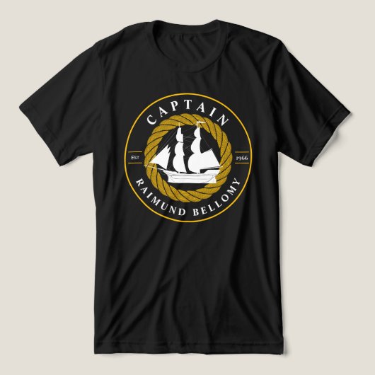 Verzendschip Tri-Blend Shirt (Design voorkant)