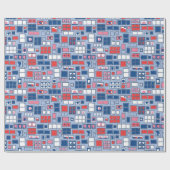 Verzendstempel afdrukken cadeaupapier (Vlak)