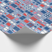 Verzendstempel afdrukken cadeaupapier (Hoek)