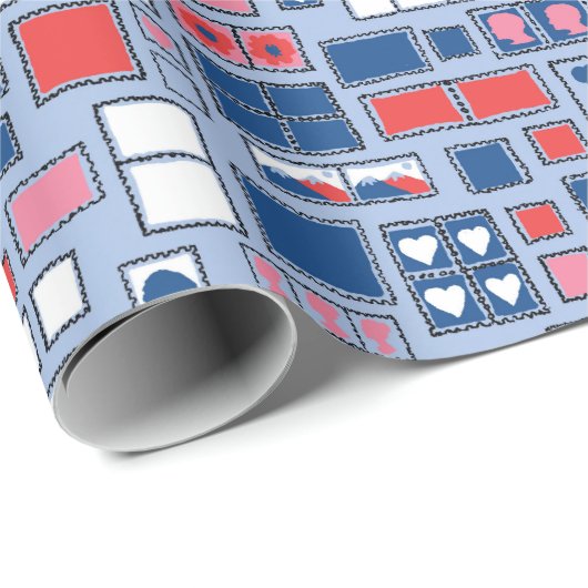 Verzendstempel afdrukken cadeaupapier (Rol Hoek)