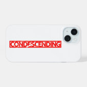 Verzendstempel iPhone 15 Case (Achterkant horizontaal)