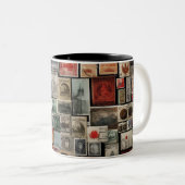 Verzendstempel Knolling Tweekleurige Koffiemok (Voorkant rechts)