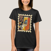 Verzendstempel met computer Game Slot Machine 1973 T-shirt (Voorkant)