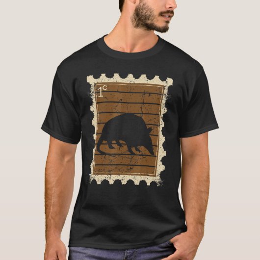 Verzendstempel met een Armadillo T-shirt (Voorkant)