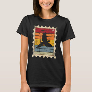 Verzendstempel met een zonsondergang bij Ara Parro T-shirt