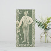 Verzendstempel van Magyar Bedankkaart (Staand voorkant)