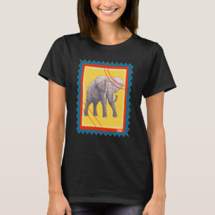 Verzendstempel Wilde Dierenrealistisch olifant T-shirt