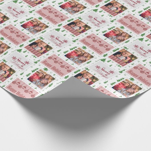 Verzendstempels Aangepast fotopapier Cadeaupapier (Hoek)