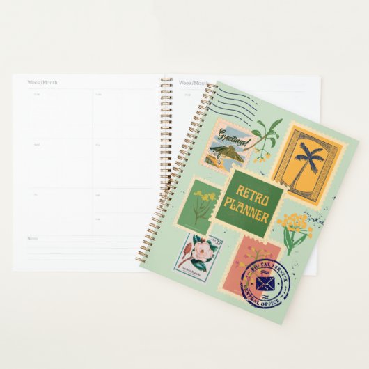 Verzendstempels Retro Planner (Display)
