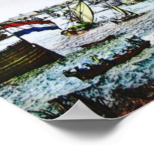 verzendt Poster Amsterdam Sail (Hoek)