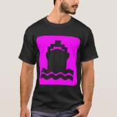 Verzendvorm - magenta t-shirt (Voorkant)