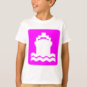 Verzendvorm - magenta t-shirt