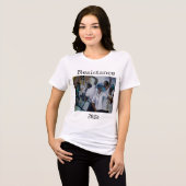 Verzet 2025 kunst van Janie McGee Tri-Blend Shirt (Voorkant volledig)