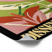 Verzet 8647 Dissent Persistent Anti Trump Floral F Poster (Hoek)