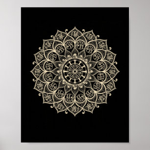 Verzet 8647 Trump Mandala Politieke Verzet Fem Poster