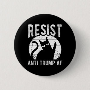 Verzet Anti Trump Af Anti Trump Verzet Kat Ronde Button 5,7 Cm