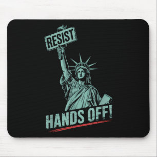 Verzet - Anti-Trump geeft Vrijheidsbeeld PR af Muismat