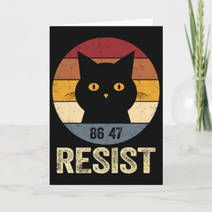 Verzet Anti Trump T-shirt Retro Verzet Anti Trump Kaart