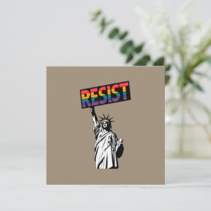 Verzet Beeld Vrijheid Feministisch Cadeau Kaart