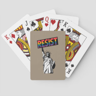 Verzet Beeld Vrijheid Feministisch Cadeau Pokerkaarten