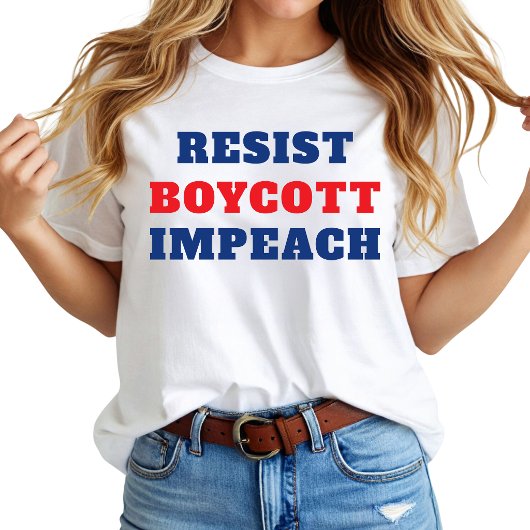 Verzet Boycot Impeach T-shirt