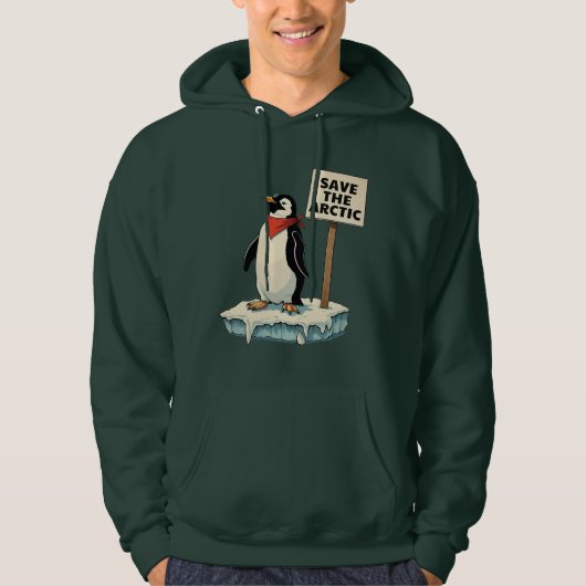 Verzet: de pinguïn vecht terug tegen het tarief hoodie (Voorkant)