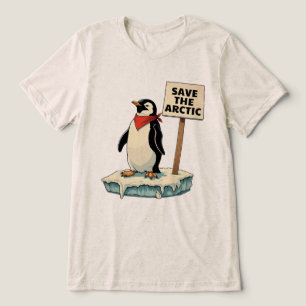 Verzet: de pinguïn vecht terug tegen het tarief Tri-Blend shirt