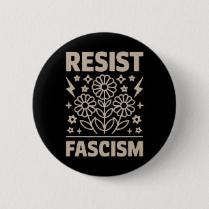 Verzet Fascisme Protesteer Trump Anti Trump 3  Ronde Button 5,7 Cm