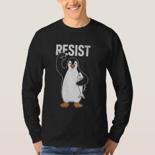 VERZET! Ik Sta Achter De Pinguïns - Grappige Tarie T-shirt