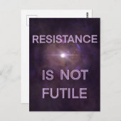 Verzet is geen futiel Briefkaart (Voorkant / Achterkant)