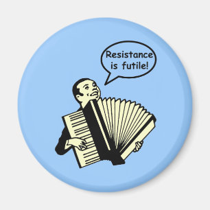 Verzet is zinloos! (Accordion) Magneet