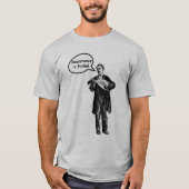 Verzet is zinloos! (Mandolin) T-shirt (Voorkant)