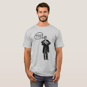 Verzet is zinloos! (Mandolin) T-shirt (Voorkant volledig)