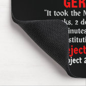 Verzet je alsof het 1938 Duitsland is Muismat (Hoek)