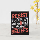 Verzet je niet tegen mijn President, niet tegen mi Kaart (Gele Bloem)