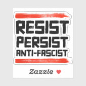VERZET JE TEGEN ANTI-FASCIST STICKER (Vel)