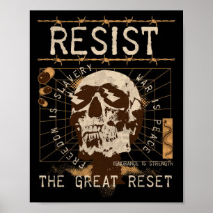 Verzet je tegen de Grote Herschikking van de bedie Poster