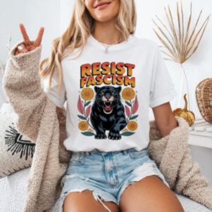 Verzet Je Tegen Fascisme Panter Anti-Trump Anti-Fa T-shirt